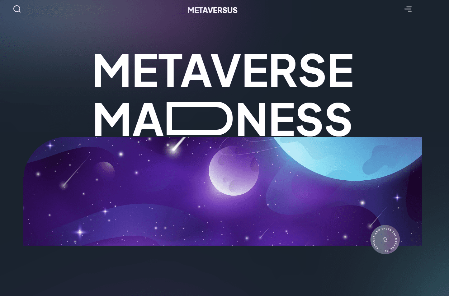 Лендинг с анимацией